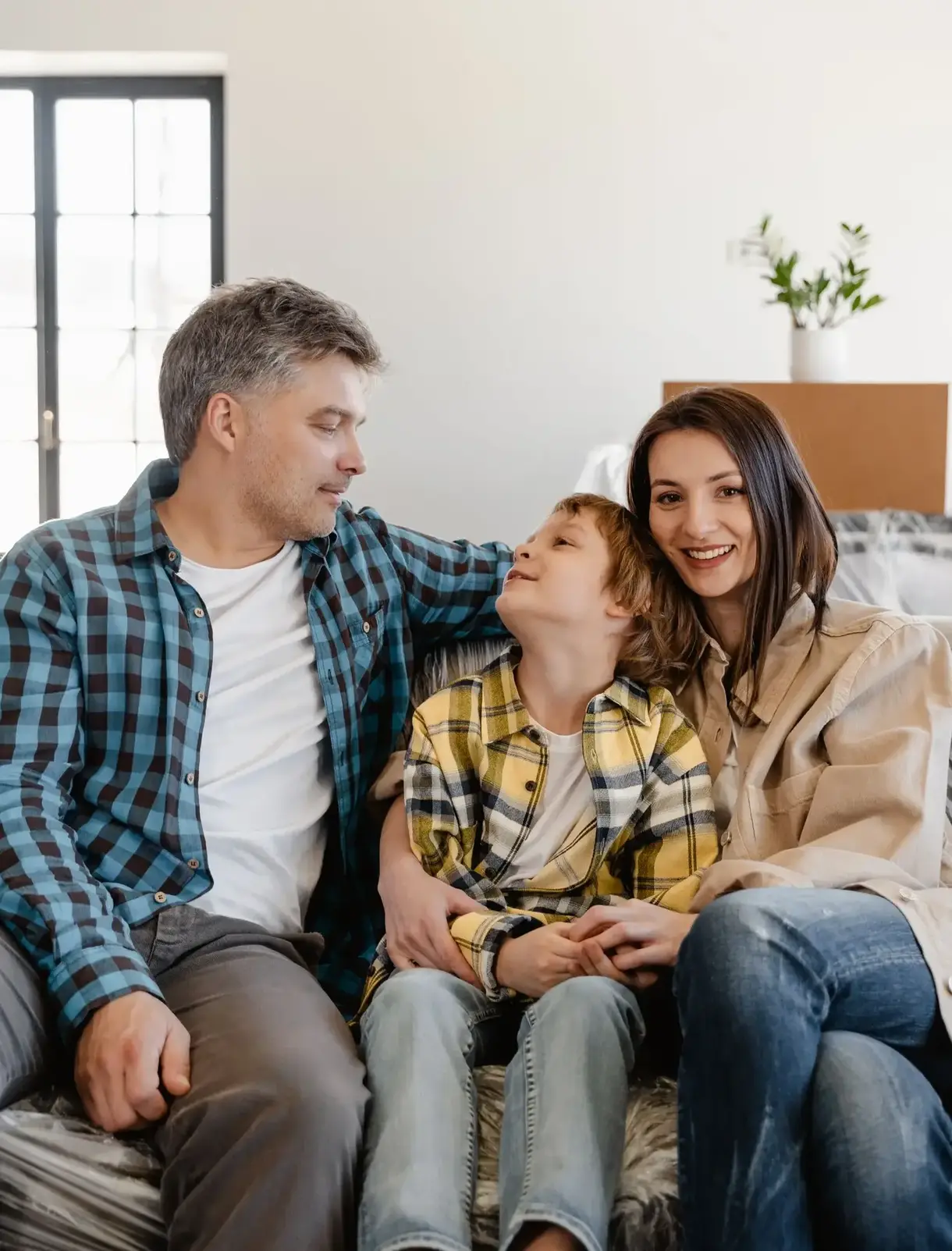 Mature woman organizing family documents